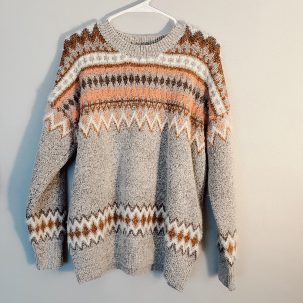 Chunky Zigzag Sweater – Becool (Size S/M)
